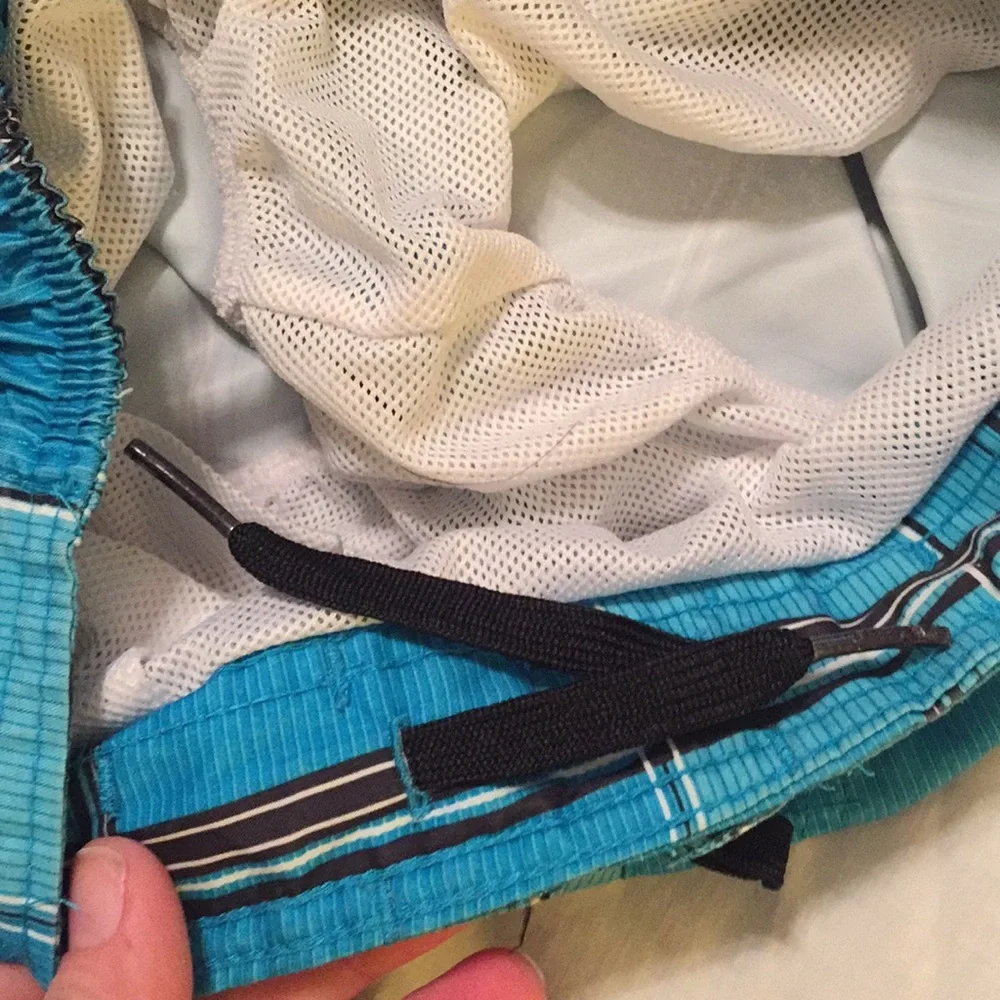 Laguna Boys Plaid Swim Trunks Size M (10-12)